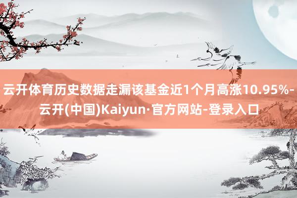 云开体育历史数据走漏该基金近1个月高涨10.95%-云开(中国)Kaiyun·官方网站-登录入口